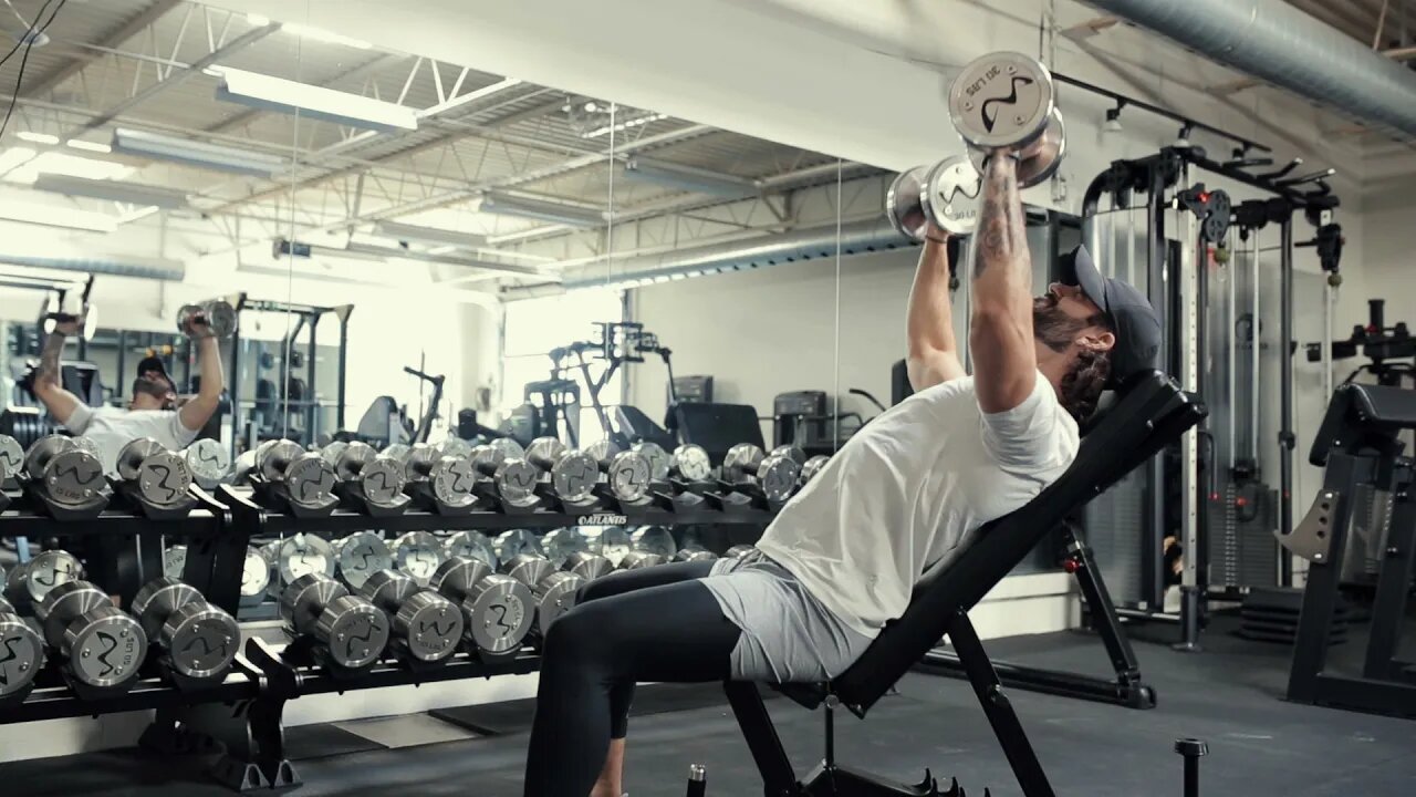 EXERCISE DEMO | Incline Dumbbell Chest Press | Coach Zach Mckenna