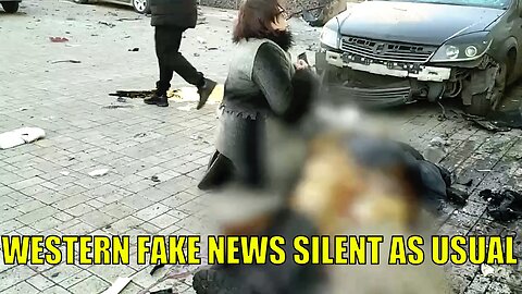 🔞 BREAKING! Scary footage of the massacre in Donetsk: Ukrainian terrorists kill eight civilians