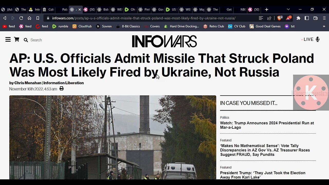 U.S. Officials Admit Missile Strike Was Fired by Ukraine, Not Russia