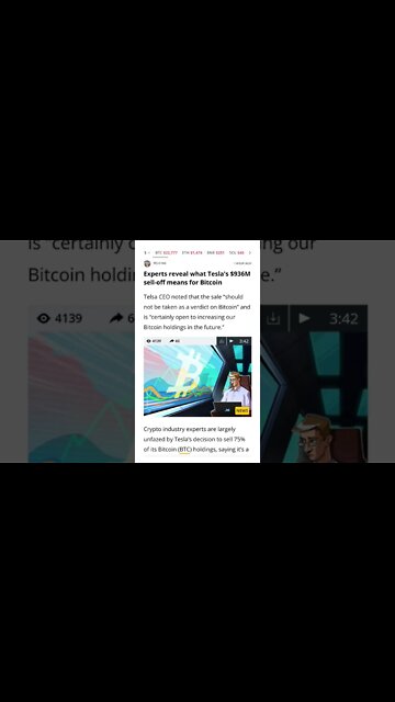 Elon Musk: Tesla's $936M sell-off means for Bitcoin #elonmusk #tesla #bitcoin #cryptomash #AnsirAli