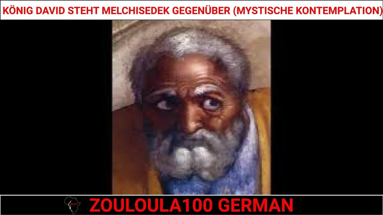 König David steht Melchisedek gegenüber (mystische Kontemplation) | Zouloula100 German