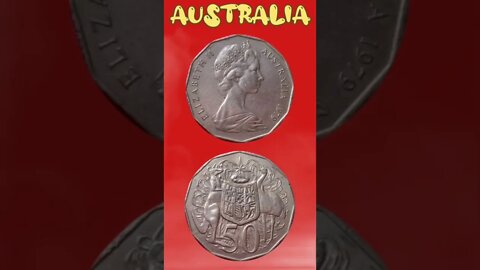 Australia 50 Cents 1979.#shorts #coinnotesz