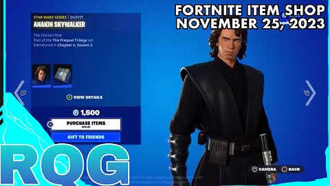 STAR WARS IS BACK (KINDA) FORTNITE ITEM SHOP (November 25, 2023)