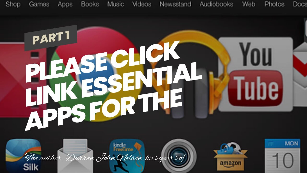 Please click link Essential Apps for the Kindle Fire HD and Kindle Fire HDX