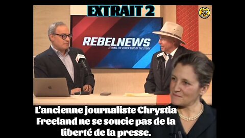 L'ancienne journaliste Chrystia Freeland ne se soucie pas de la liberté de la presse.