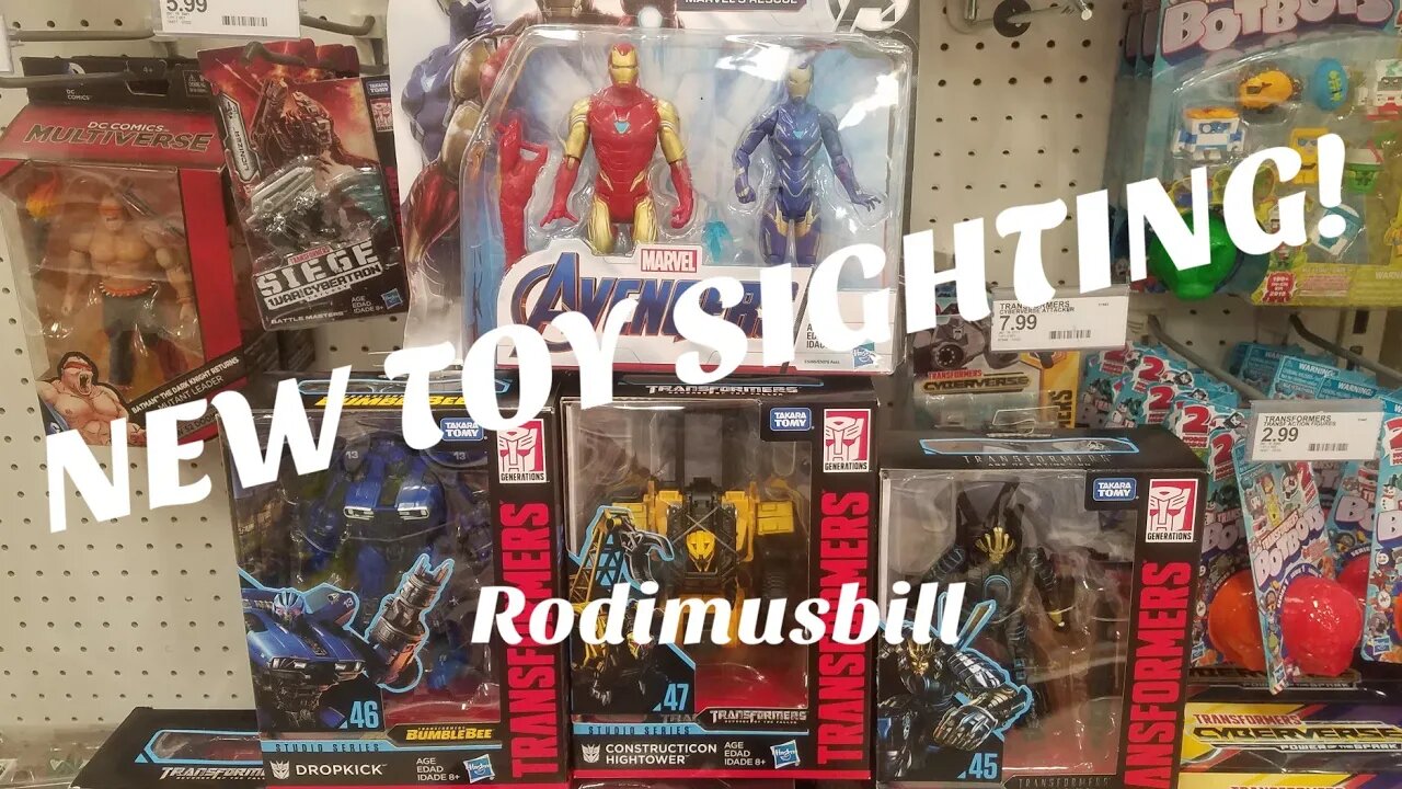 New Toy Sighting! STUDIO SERIES DRIFT, DROPKICK, HIGHTOWER & IRON-MAN AND RESCUE 2-PACK FIGURE SET!