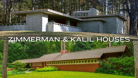 ZIMMERMAN & KALIL HOUSES ..Frank Lloyd Wright designed homes