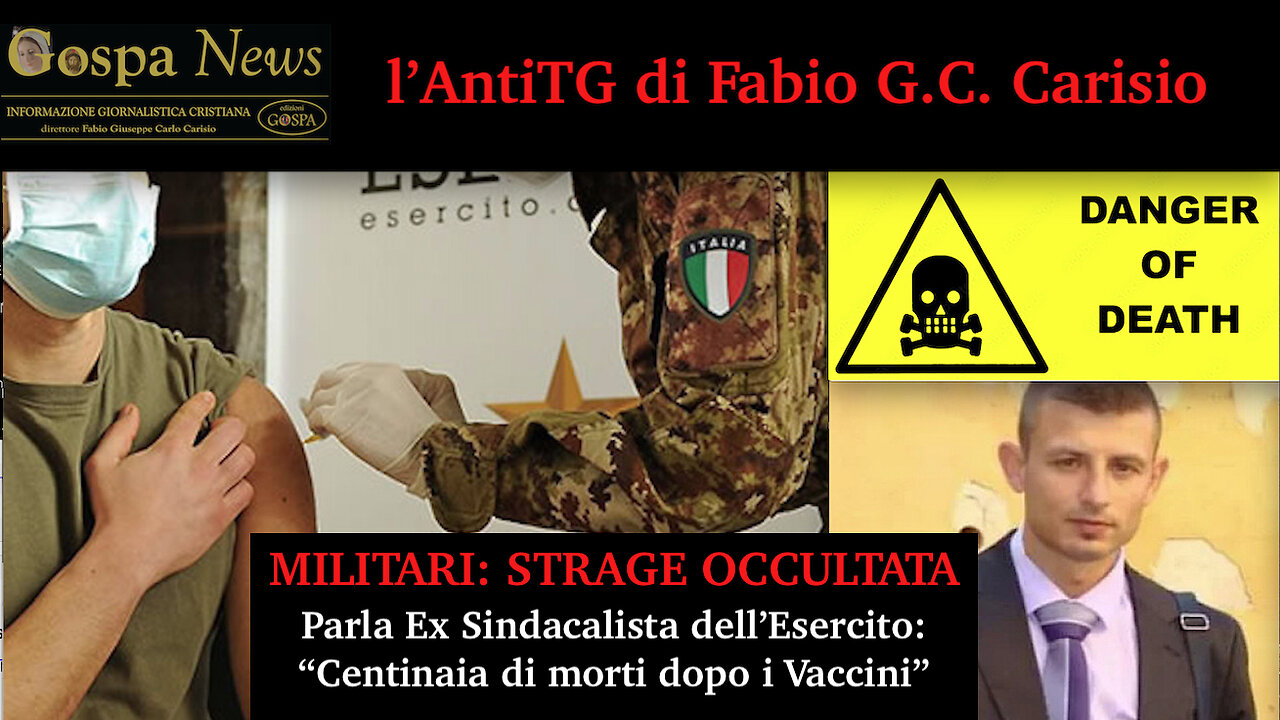 MILITARI: STRAGE OCCULTATA DOPO I VACCINI OBBLIGATORI