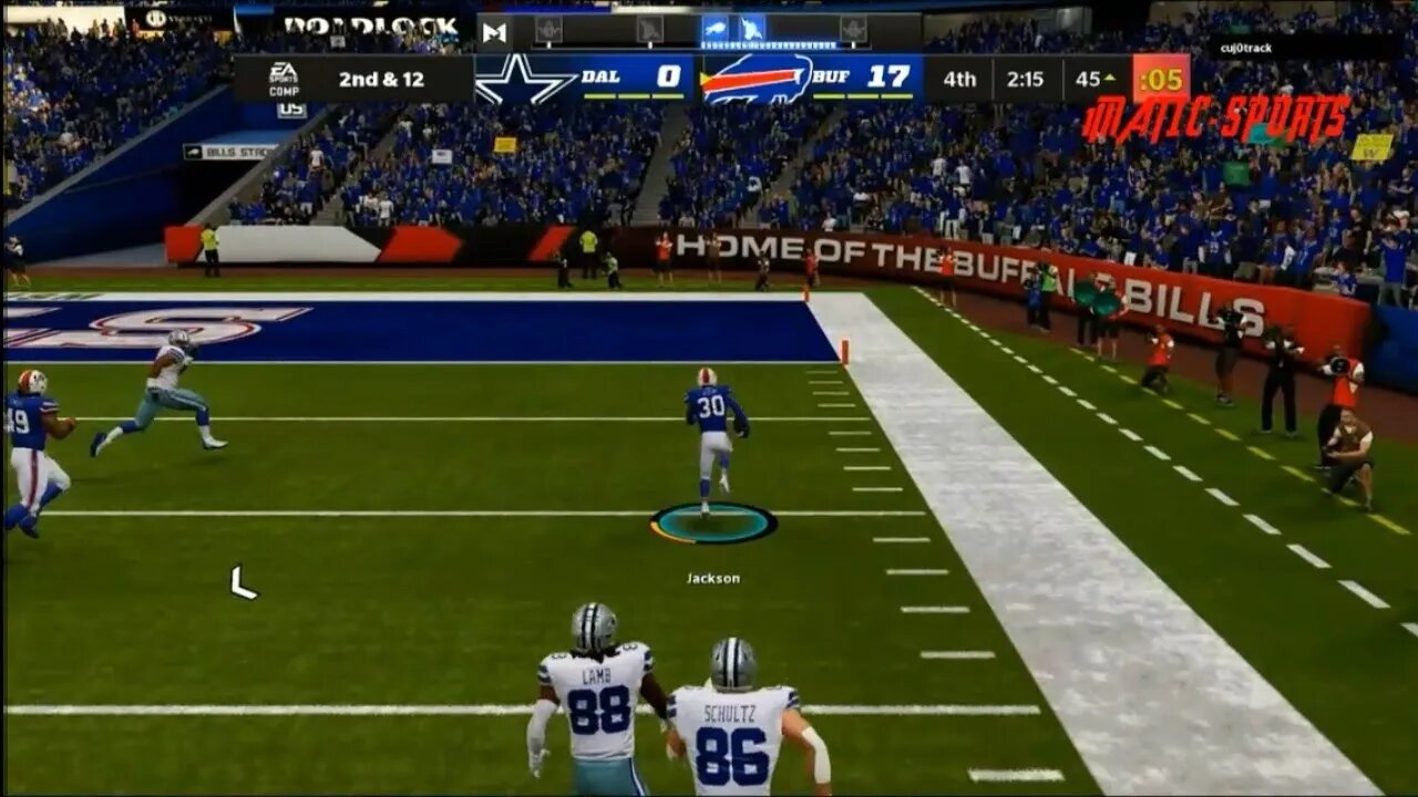 Madden 22 Next Gen Xbox Regs 1v1( The Rematch )1Matic-Sports Vs Cujotrack