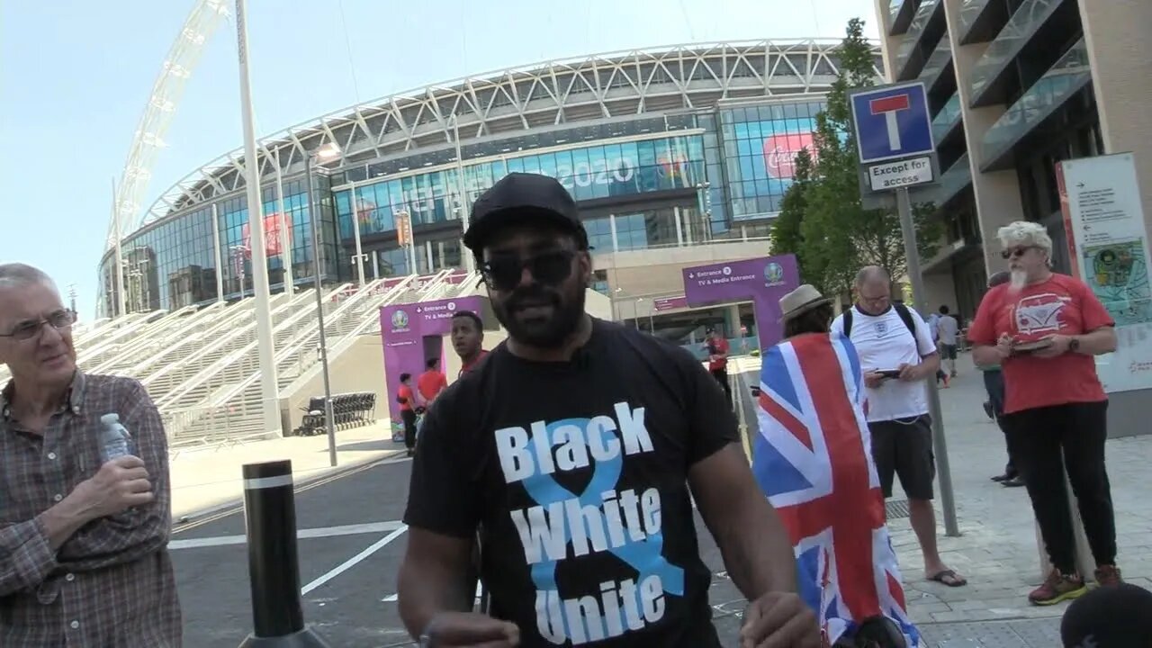 Wembley Black & White Unite England v Croatia ..