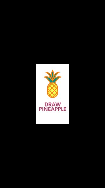 Learn how to draw and color pineapple 🍍 art | Pencil Sketch colorful drawing | Picture color pages