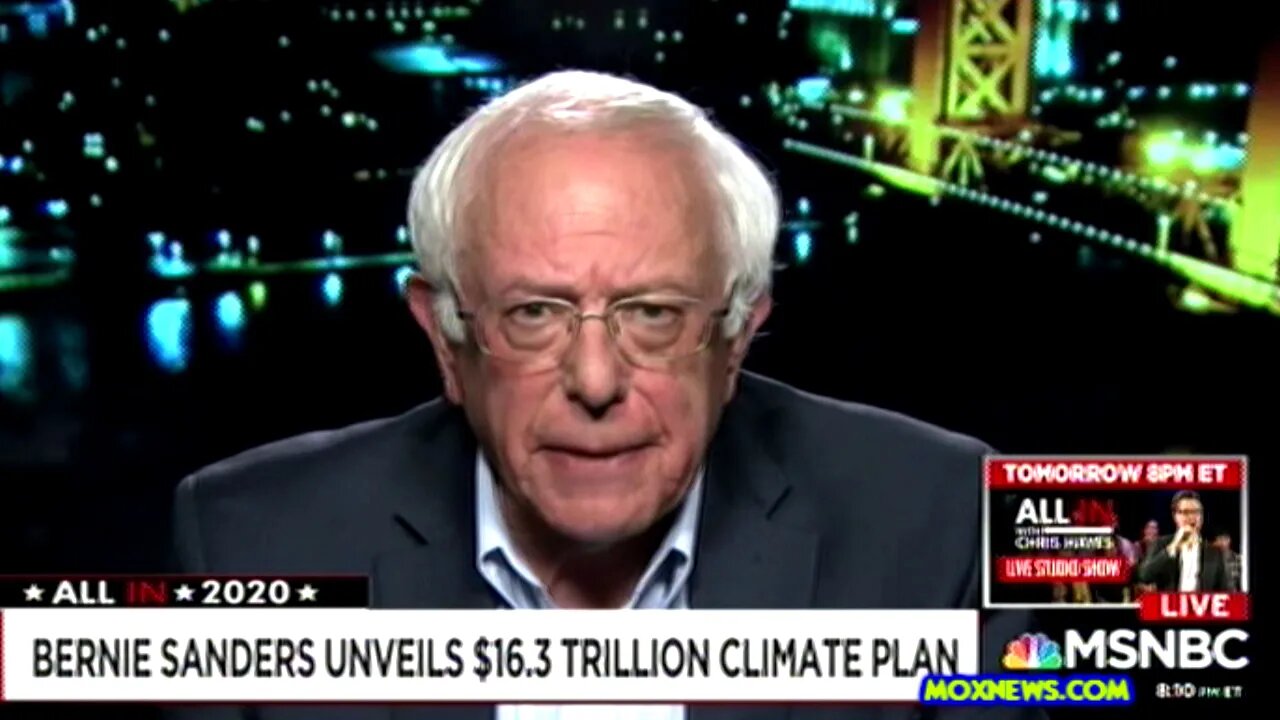 "WE'VE GOT TO CUT MILITARY SPENDING!" Bernie Sanders Explains How We Pay For Climate Change Plan