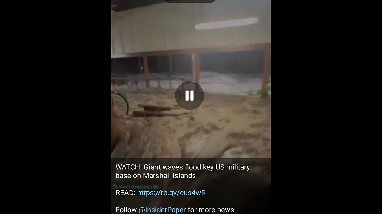 News Shorts: Giant Waves on US base Marshall Islands