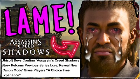 Assassin's Creed Shadows Gives You No CHOICE! Canon Mode for Dummies!