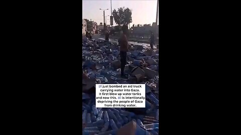 israeli war crimes including bombing humanitarian aid.