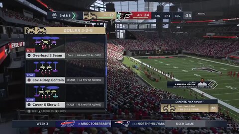 EXECUTIONER747's Live PS4 Broadcast Draft S2w3 vs Falcons