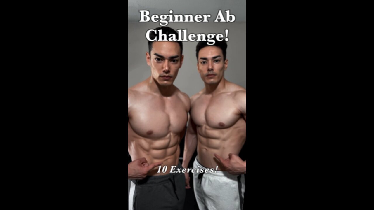 Beginner Ab Challenge! (10 Exercises)