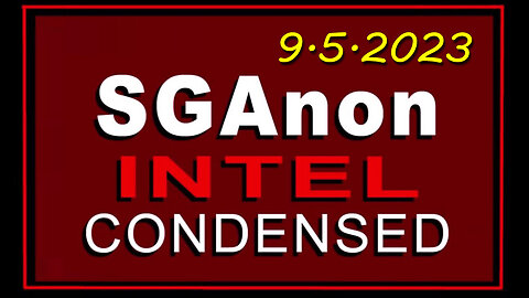 SG Anon Latest Intel Drop 09/06/23..