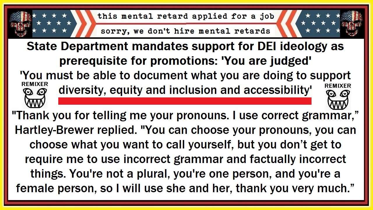 mental retards apply for jobs & denied because we don't hire mental retards