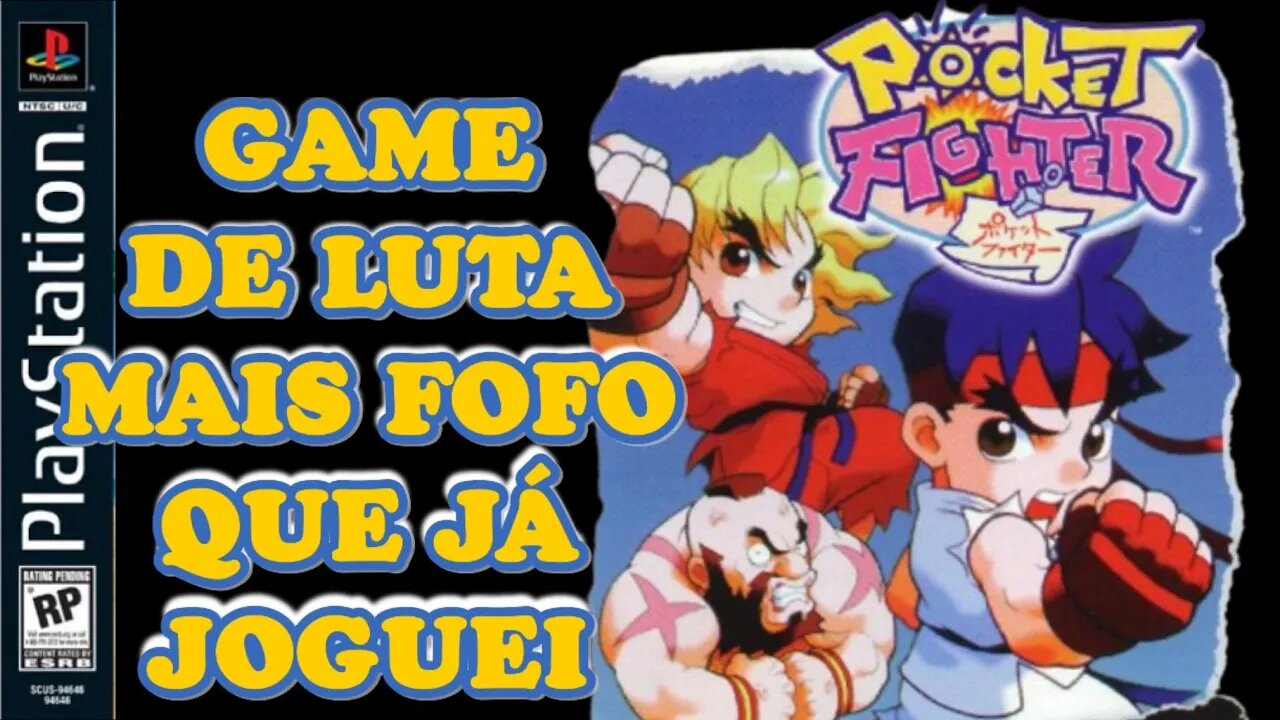 POCKET FIGHTER - GAME DE LUTA MAIS FOFO QUE JÁ JOGUEI.