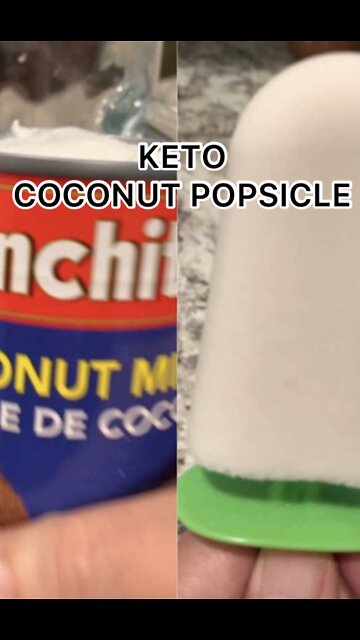 KETO COCONUT POPSICLES(LOW CARB)