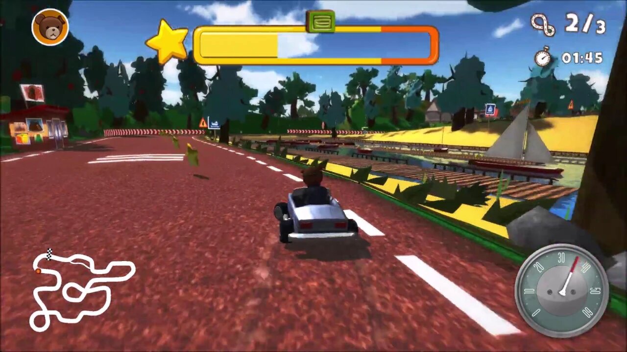 Running Out Of Time In The Collectors Slalom - Teddy Floppy Ear: The Race - Let's Drive