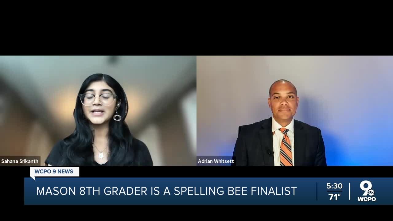 Mason middle schooler competing in Scripps Spelling Bee finals