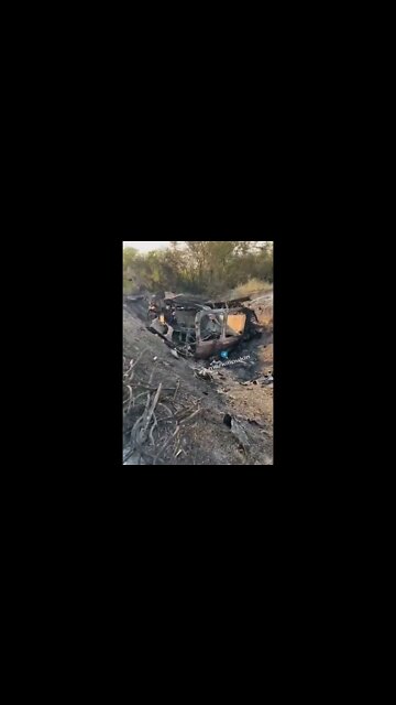 🇷🇺🇺🇦 Bandera BMP After Meeting With A Russian Projectile