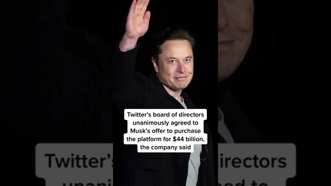 Elon Musk buys Twitter