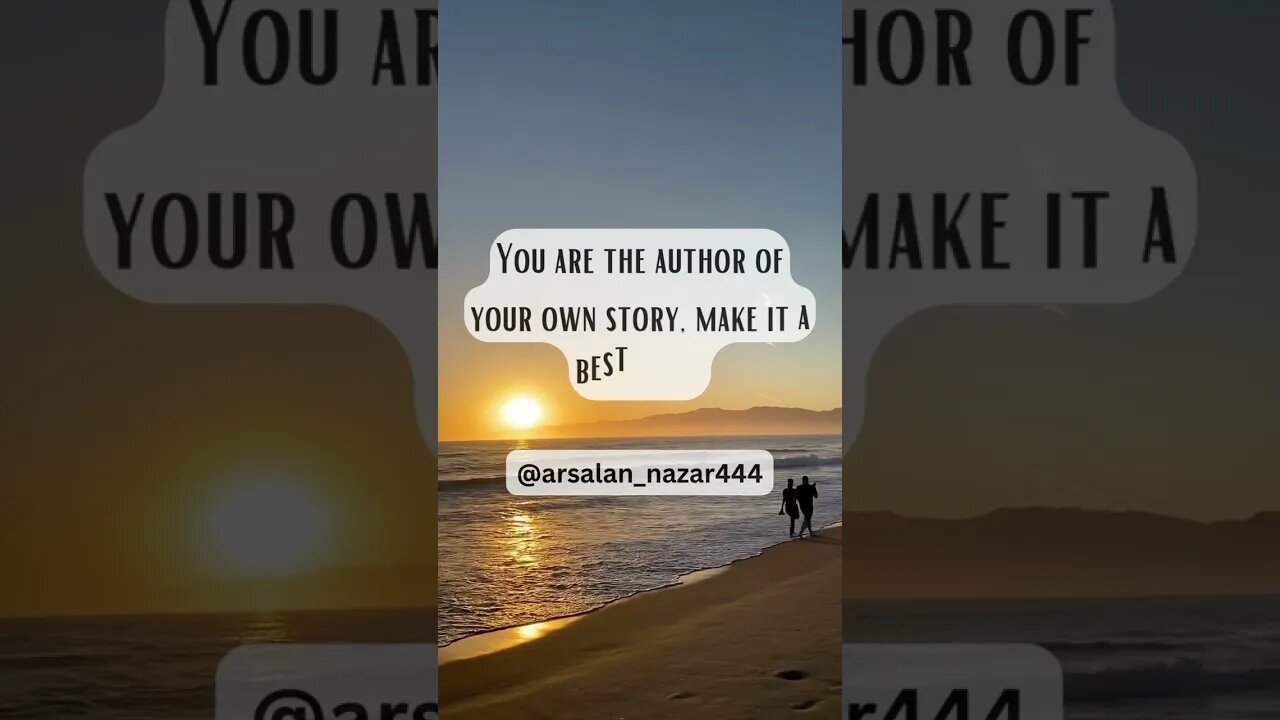 You are the author of your own story, make it a bestseller #quotesoflife