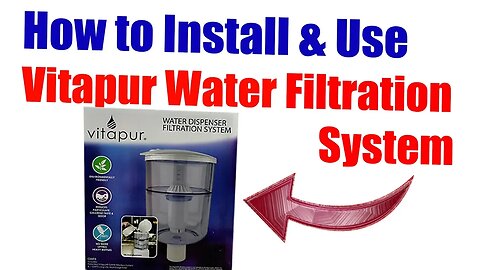 How to use Vitapur Greenway water dispenser filtration system and review, completely random review