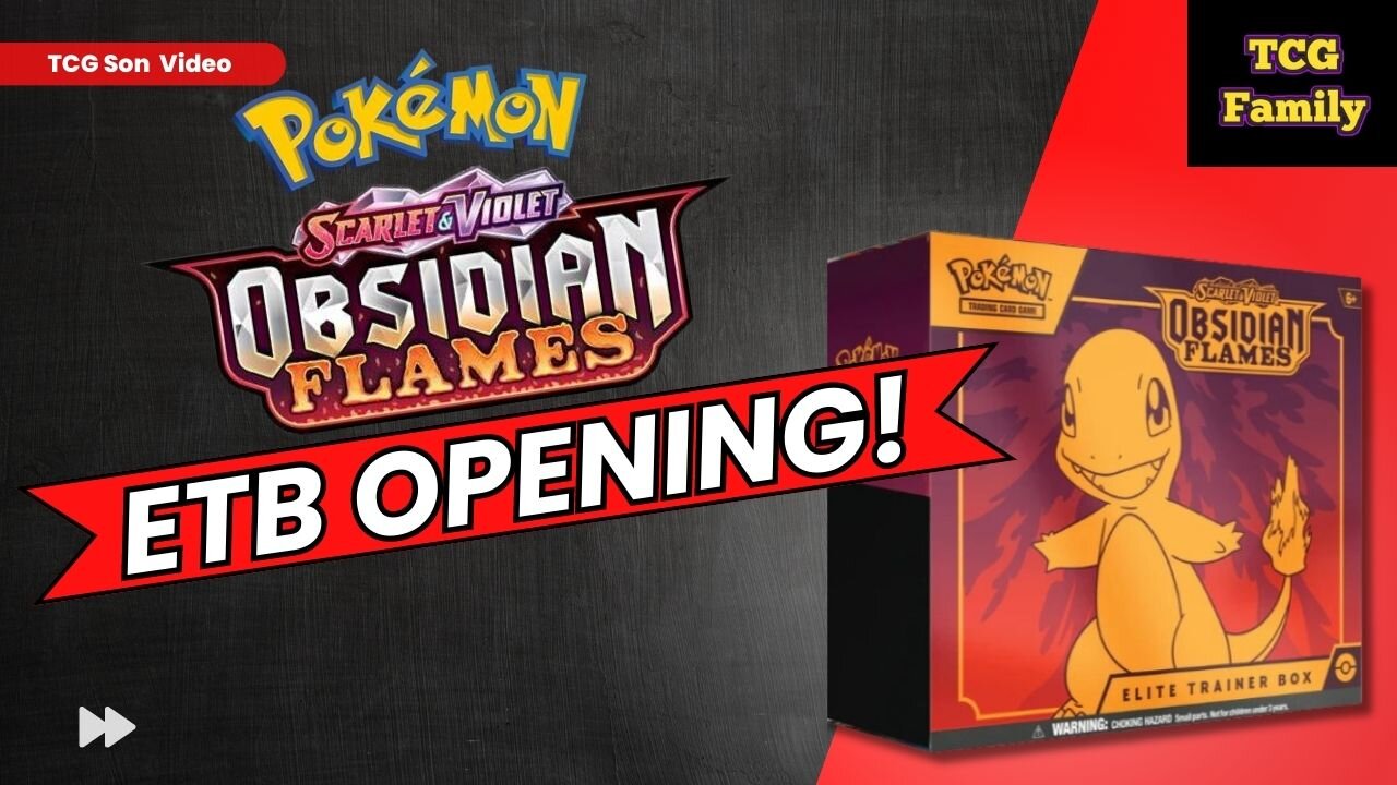 Obsidian Flames ETB #2 - TCG Son Video