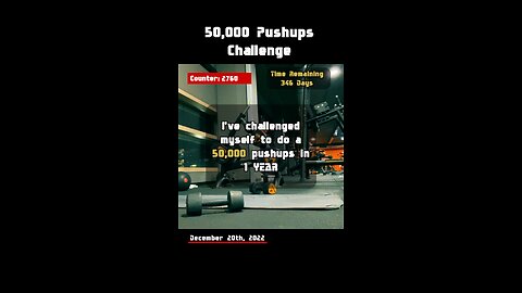 50K pushups challenge - workout 20