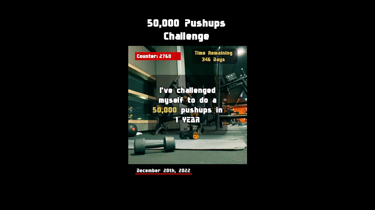 50K pushups challenge - workout 20