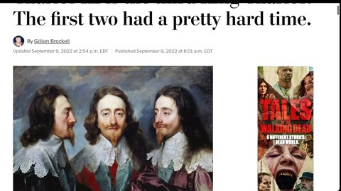 🟨 [歷史] 華盛頓郵報：查理士一世和查理斯二世 🟨