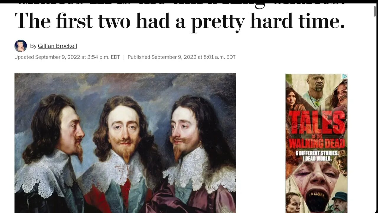 🟨 [歷史] 華盛頓郵報：查理士一世和查理斯二世 🟨