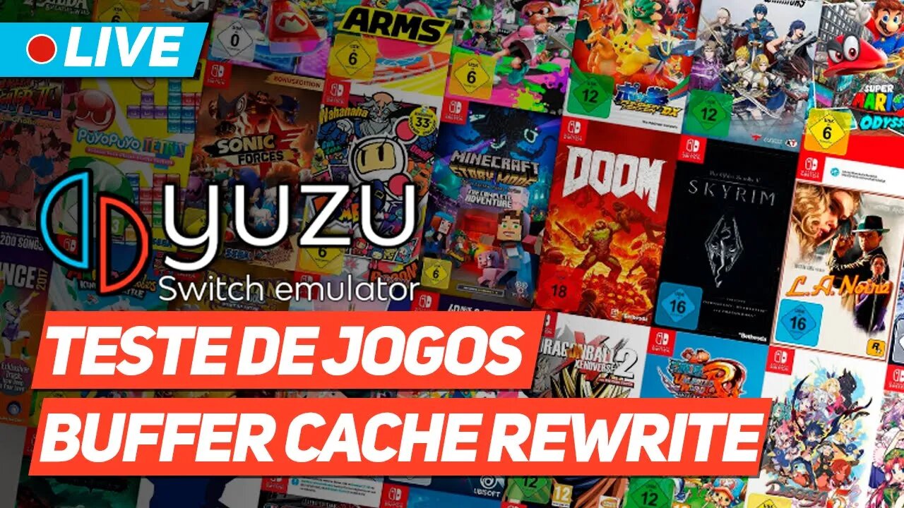 yuzu | Teste em vários jogos AO VIVO