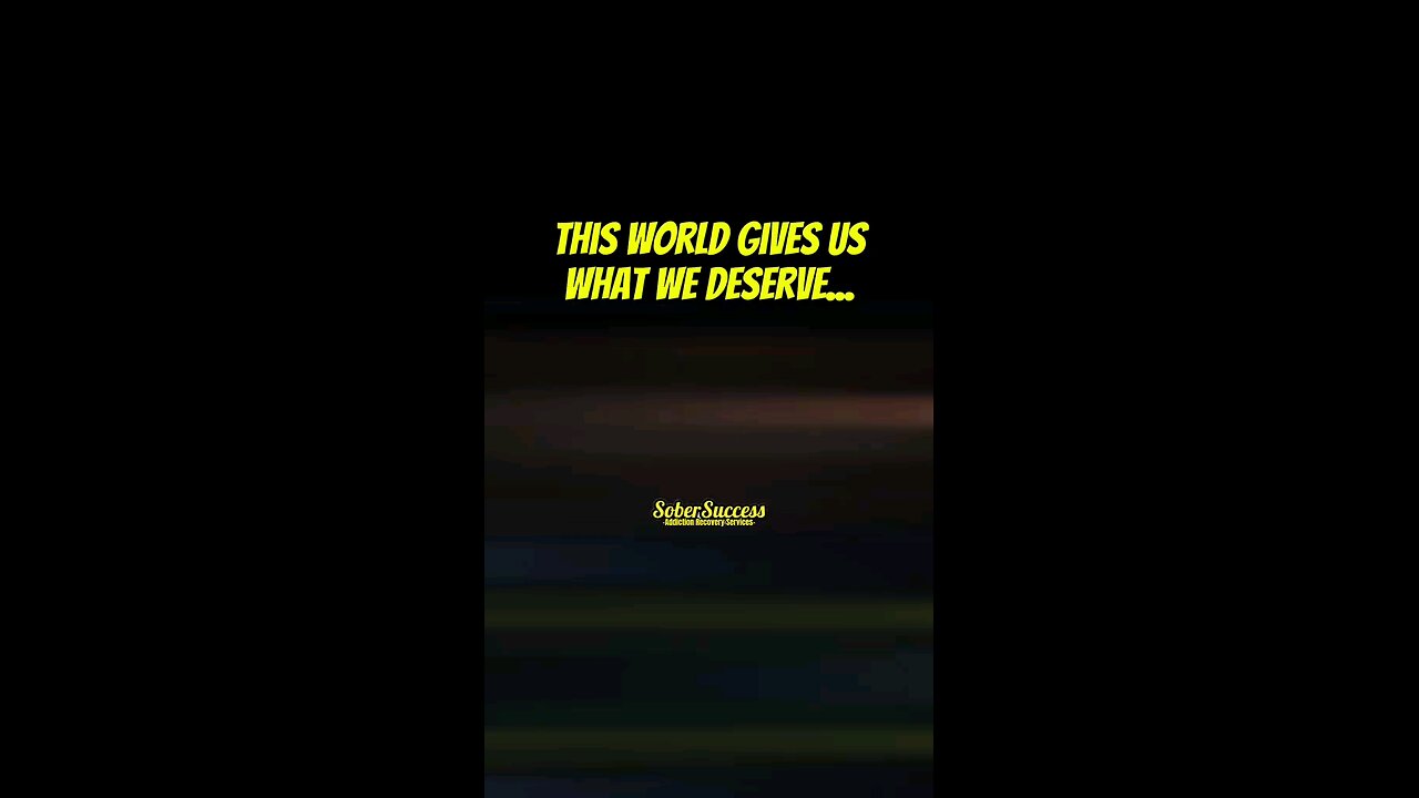 🗣We Get What We Deserve, Put The Work-in‼️💪 #Motivation #Motivational #SoberCoach