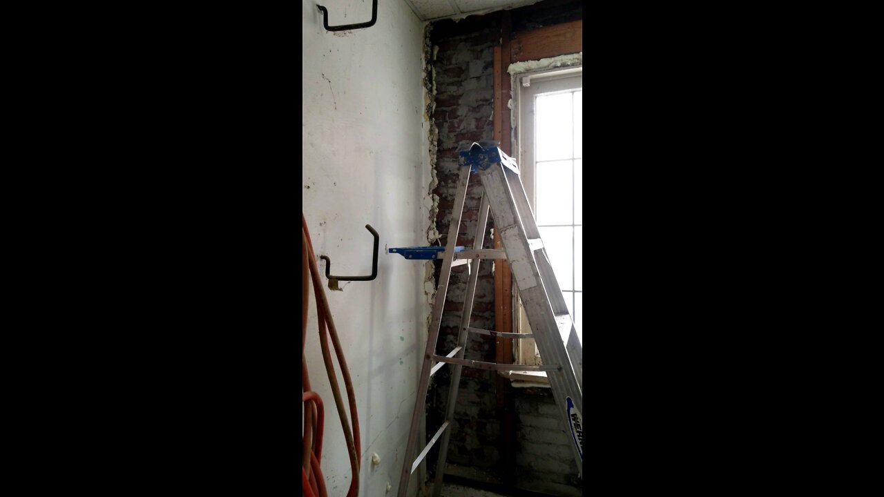 Finishing Demo on North Wall