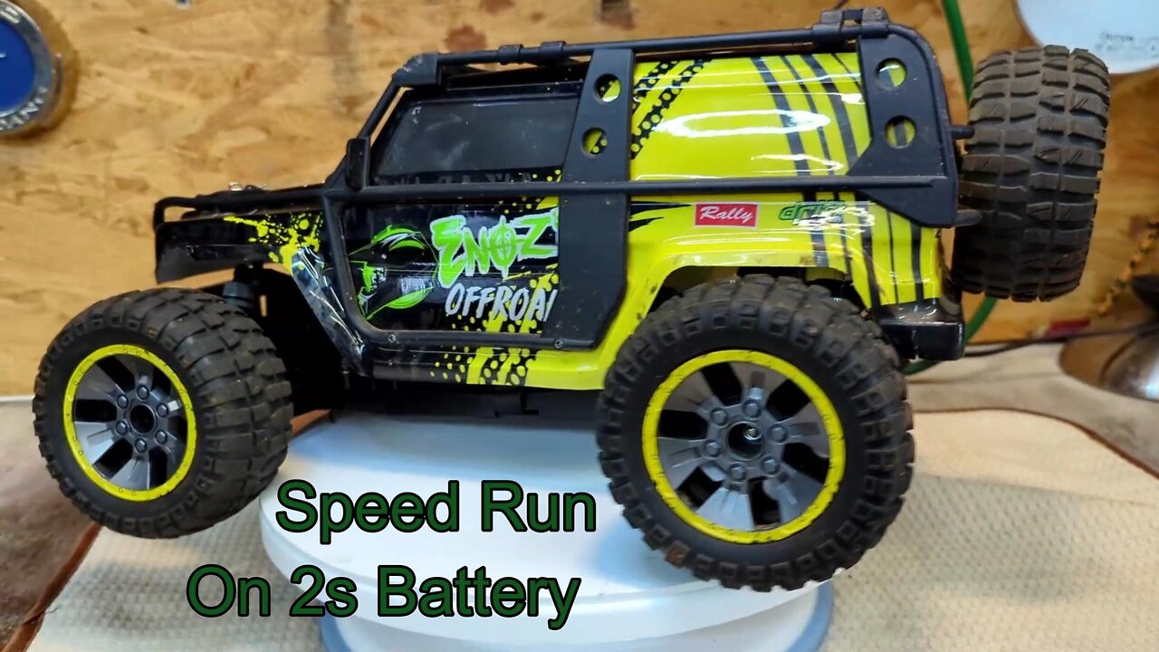 My RC Jeep First Speed Run