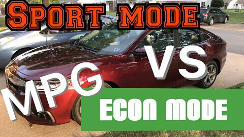 sports mode vs Econ mode 2019 Honda Insight