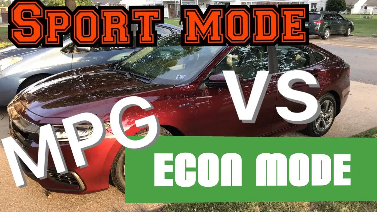 sports mode vs Econ mode 2019 Honda Insight