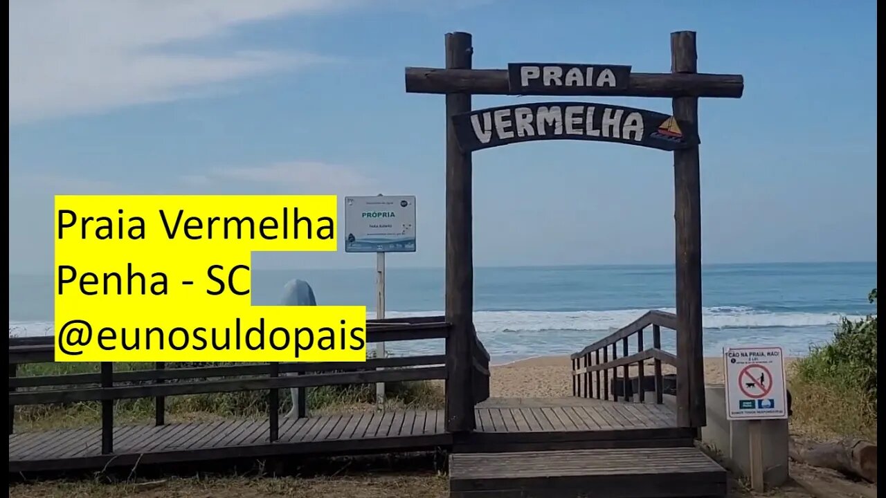 Praia Vermelha Penha SC