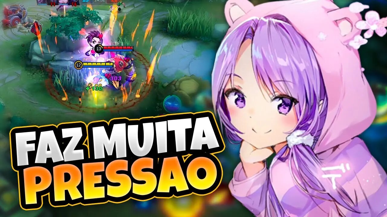 PRA JOGAR COM ELA TEM QUE SER NO LIMITE | MOBILE LEGENDS