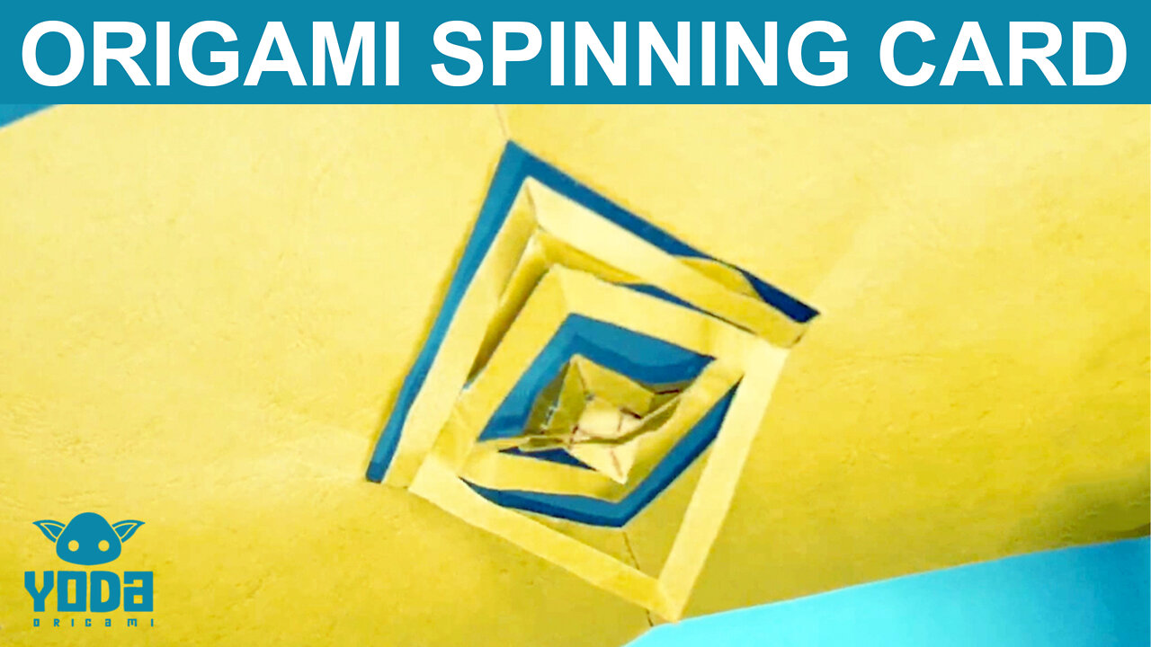How To Make a Kirigami Magic Spinning Card - Easy And Step By Step Tutorial