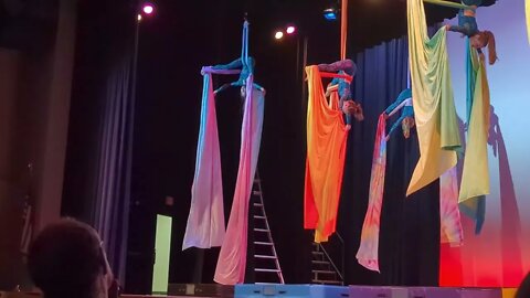 My Daughter's Aerial Silks Performance 1 of 2 - April 16, 2022