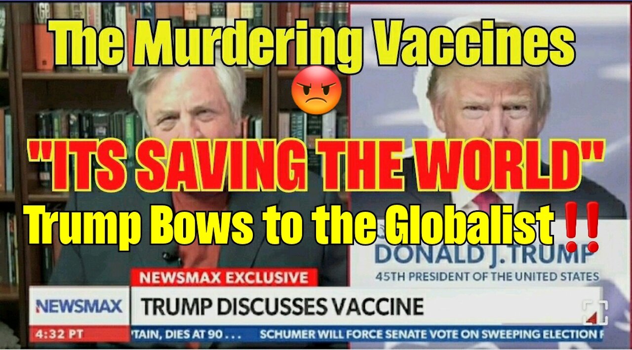 🛑"I'm a big fan of the vaccine" -Trump⁉️