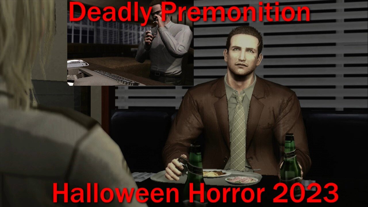 Halloween Horror 2023- Deadly Premonition- With Commentary- York Dines with Co-workers, Reviews Case