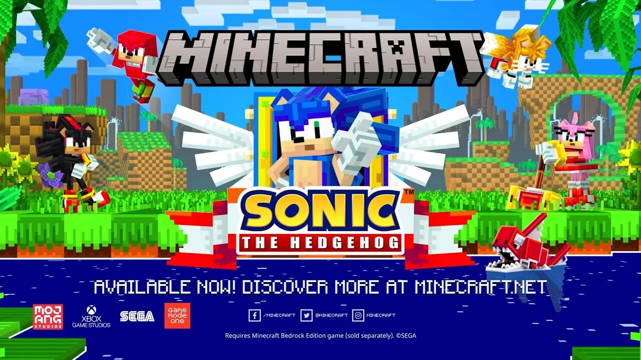 Sonic x Minecraft DLC: Official Trailer