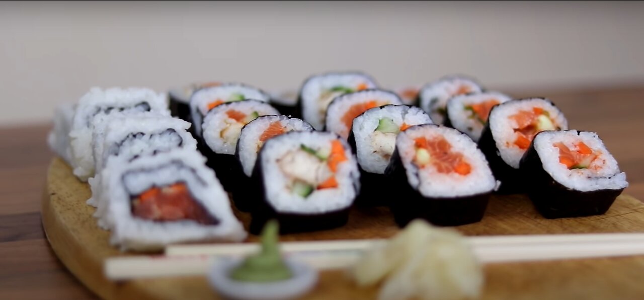 How to make Simple Sushi at home | step-by-step SUSHI recipe